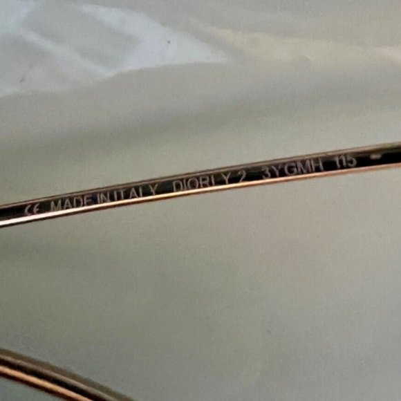 Vintage Christian Dior DIORLY 2 Shield SUNGLASSES CASE POUCH CARD Y2K Galliano - Picture 10 of 11